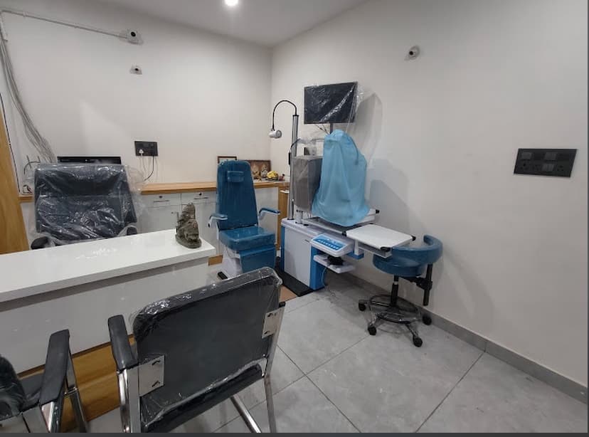 Interior of Ravindra Nethralaya eye clinic